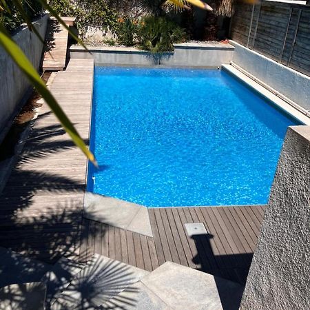 2 Pieces Rez-De-Jardin Dans Maison Avec Piscine Villeneuve-Loubet Dış mekan fotoğraf