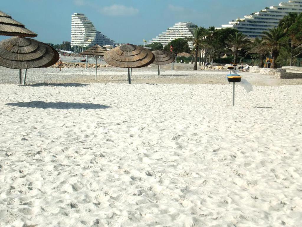 2 Pieces Rez-De-Jardin Dans Maison Avec Piscine Villeneuve-Loubet Dış mekan fotoğraf
